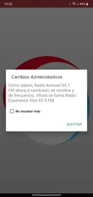 Radio Esperanza Viva 92.5 FM android App screenshot 0